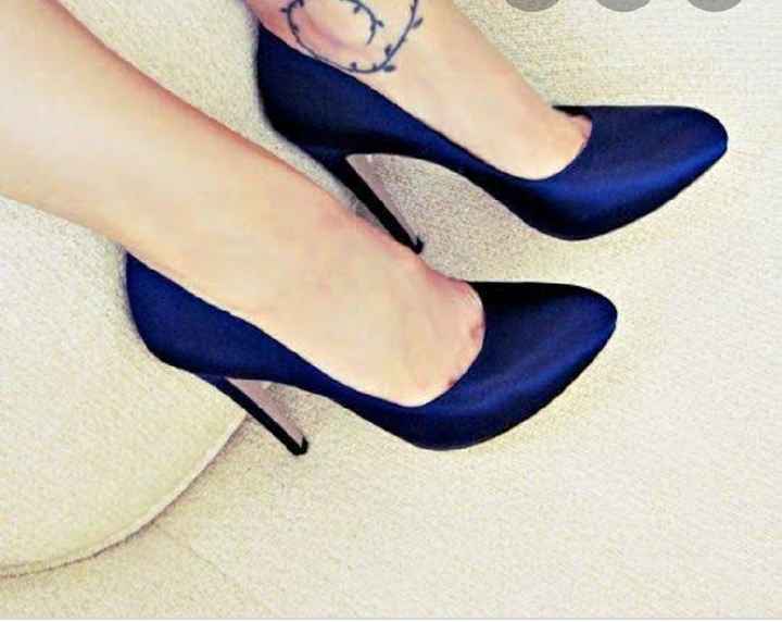Zapatos de novia en azul - 3