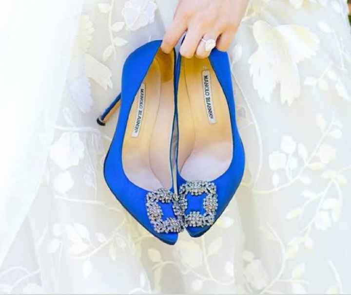 Zapatos de novia en azul - 4