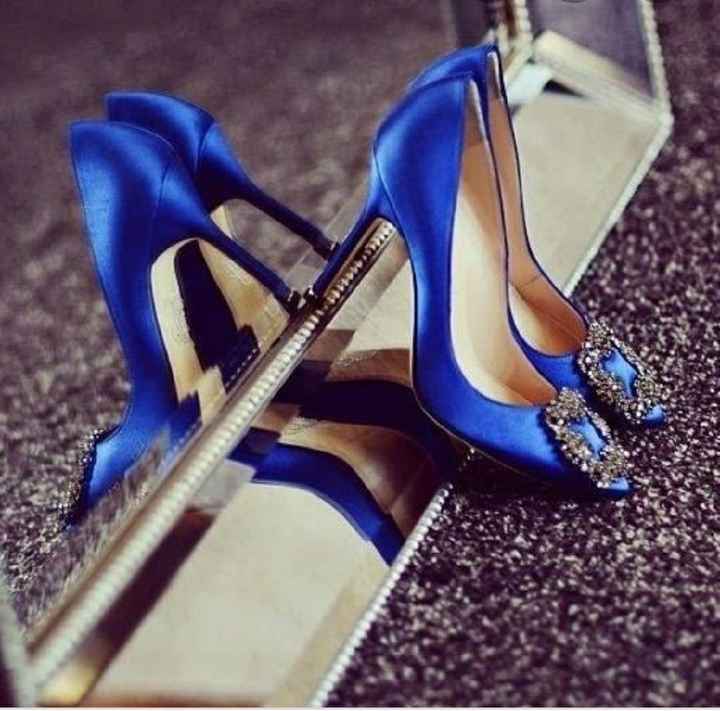 Zapatos de novia en azul - 5