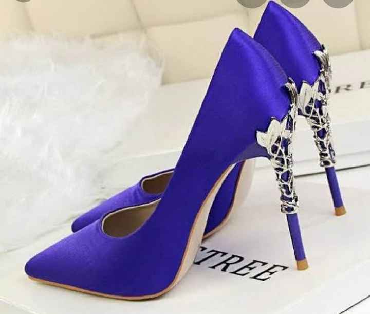 Zapatos de novia en azul - 8