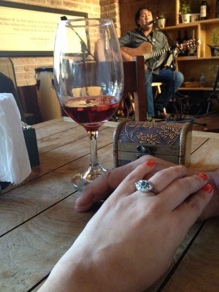 Anillo de compromiso de la familia - 1