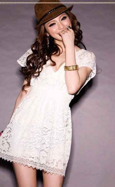 Vestido Blanco encaje