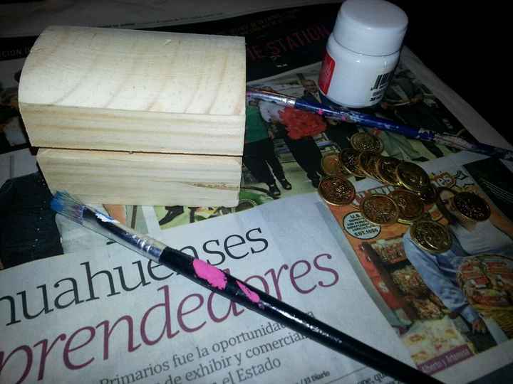 A 389 dias! arras y cofresito diy! - 1