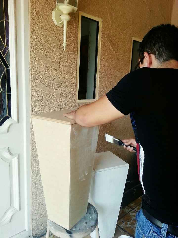 A 22 dias ,mesa para pastel!! diy - 3