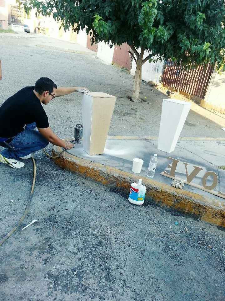 A 22 dias ,mesa para pastel!! diy - 4