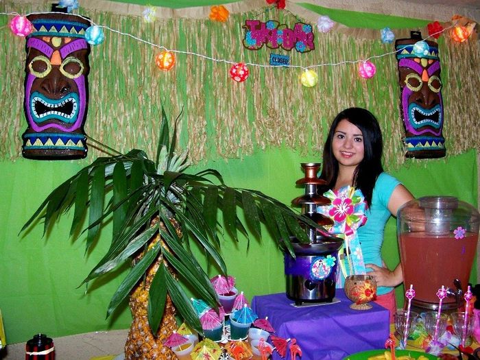 en la mesa...............