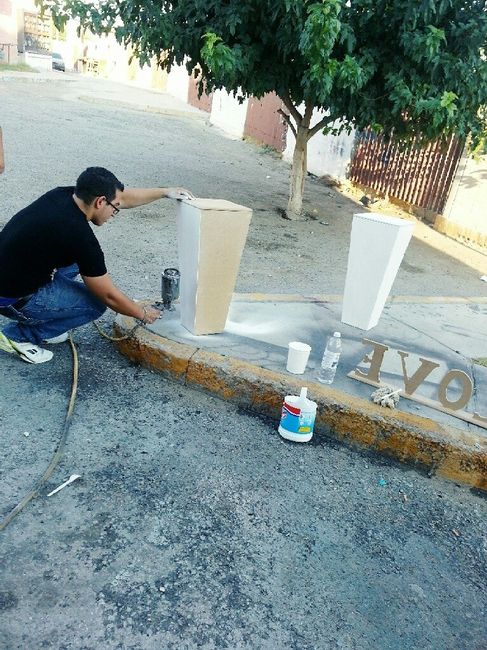 A 22 dias ,mesa para pastel!! diy - 4