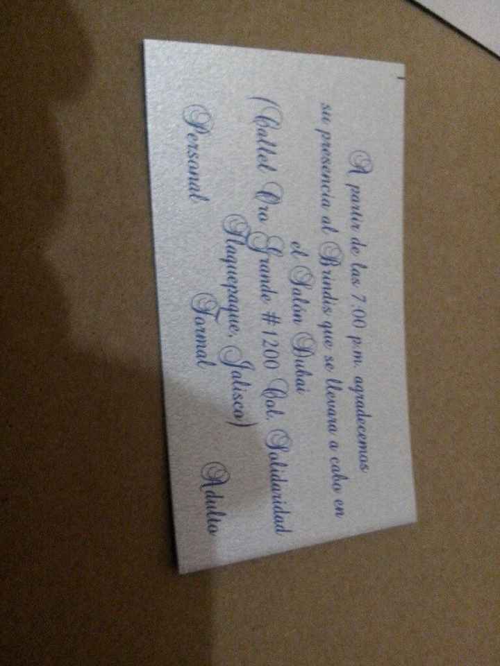 Invitaciones  listas - 2