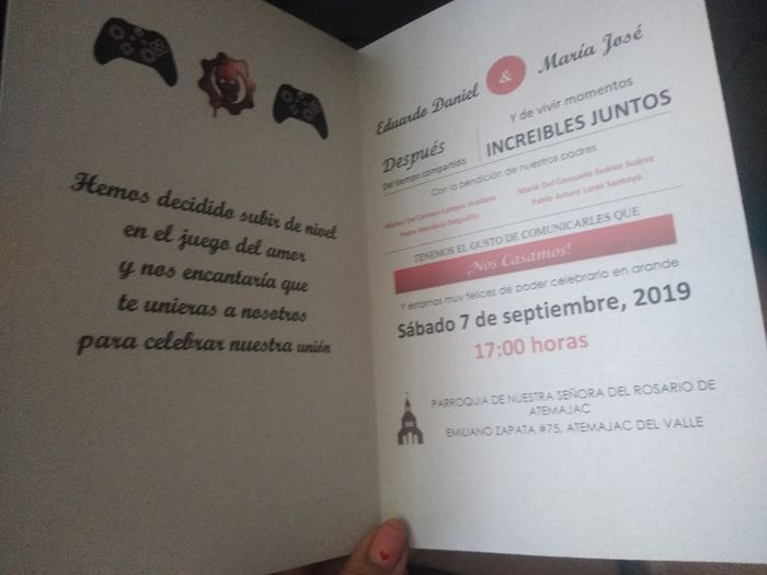 Invitaciones de boda Gears of War - 2
