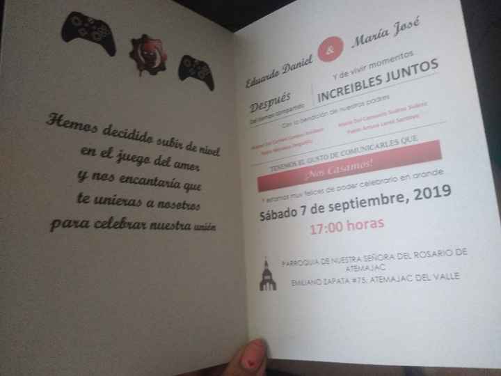 Invitaciones de boda Gears of War - 2