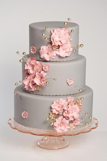 Combinación de color rosa y lila gris - 1