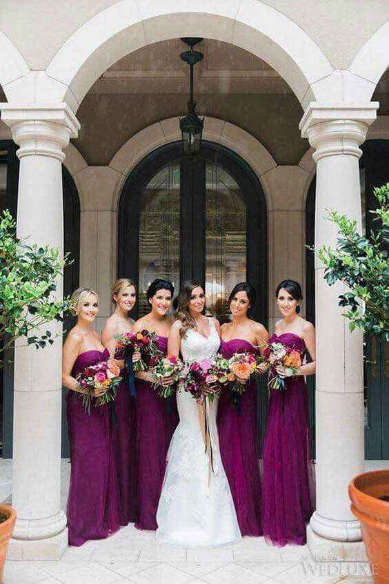 Vestidos de damas - 1
