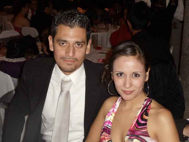 Los novios!