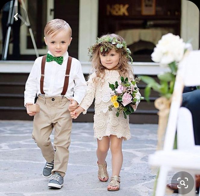 Atuendo para los pajes 🤍 2