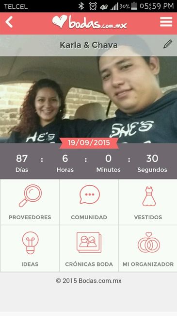 ¿cuántos dias para la boda? - 1