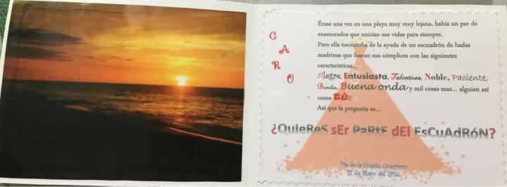 Invitacion para las damas y best man!! - 1