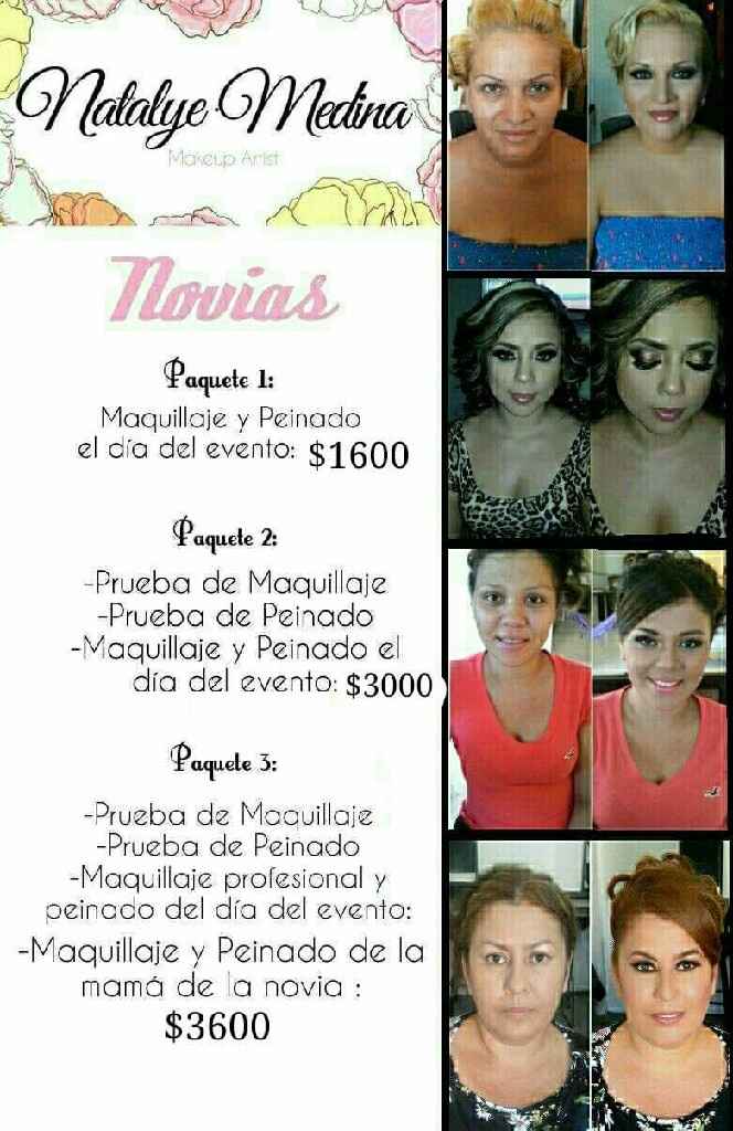 Paquetes de maquillaje (todo perfecto) - Foro Belleza - bodas.com.mx