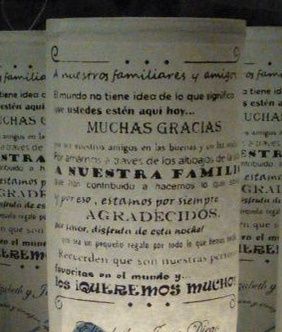 Agradecimiento en lámparas - 2