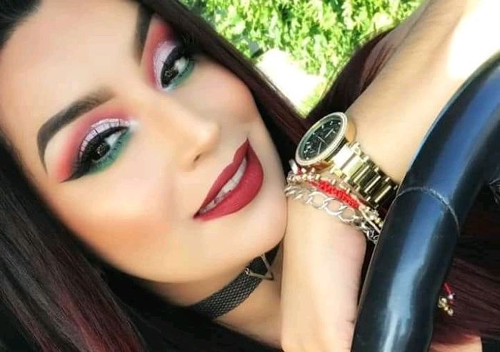 Maquillaje mexicano 💚💛❤️💄 3