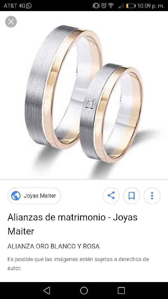Nuestras argollas 😍 - 2