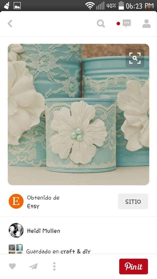 Recicla las latas para la decoración de las mesas o para el hogar. - 1