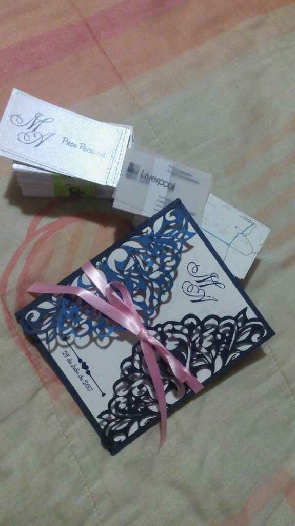 Ya tengo mis invitaciones...😍 - 1