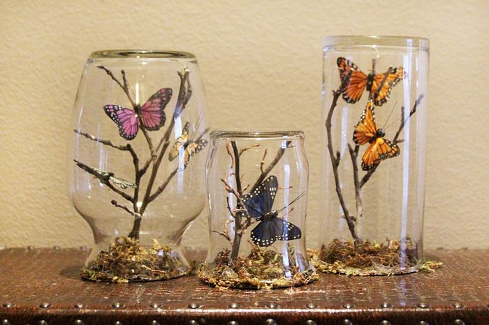 con mariposas