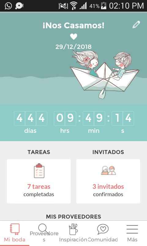 ¿Cuántos días faltan para tu día B? - 1