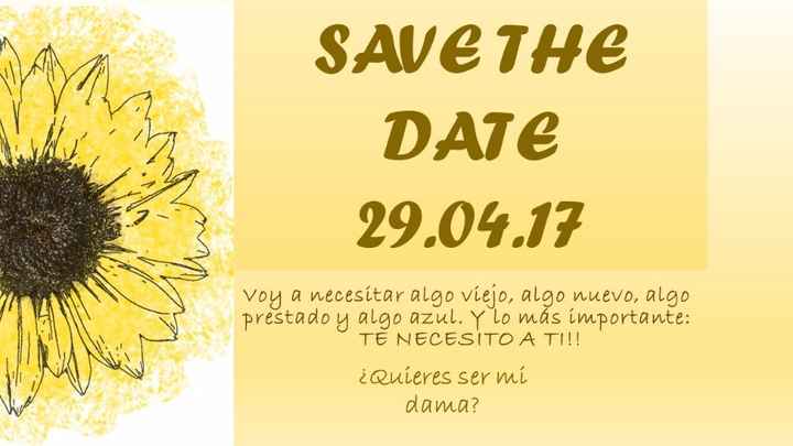 Save the date