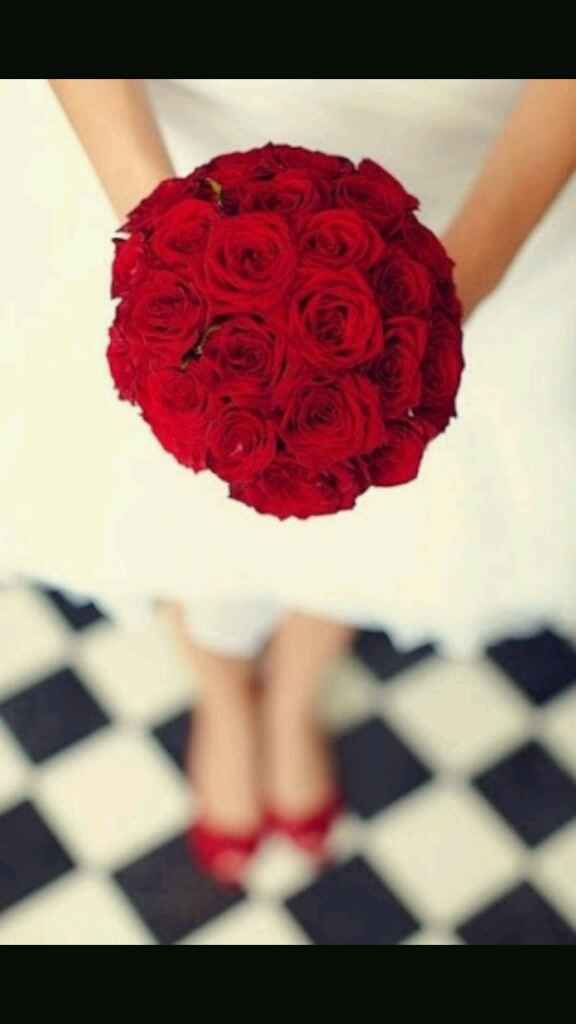 Quiero un ramo rojo y creó será blanco. - 1