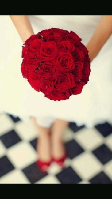 Quiero un ramo rojo y creó será blanco. - 1