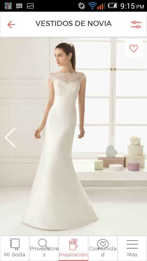 Qué tipo de escote llevara su vestido? Corazon, straplees, cuadrado, redondo, halter, mao? - 1