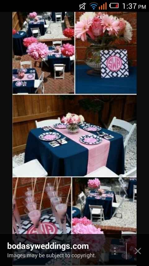 No quiers q por ser una boda en rosa parezca de xv?? aqi ideas p ti - 2