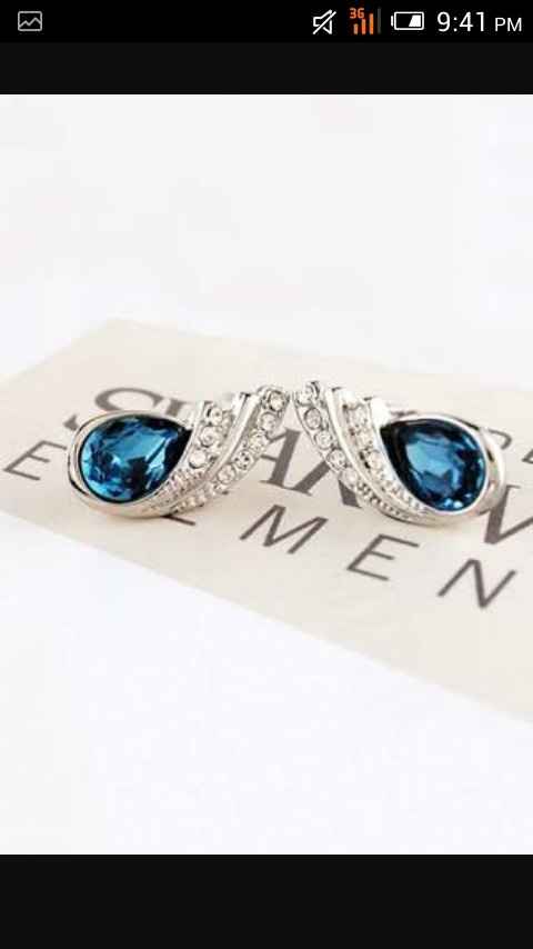 Tu algo azul aretes - 1