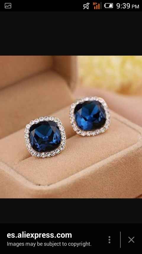Tu algo azul aretes - 7