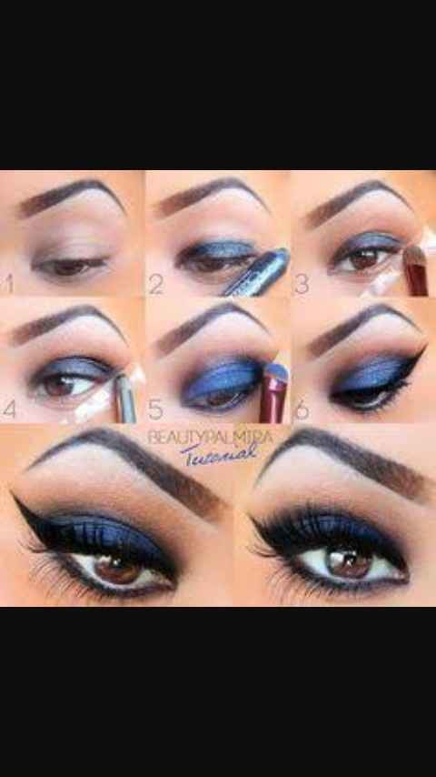 Maquillaje tu algo azul - 3