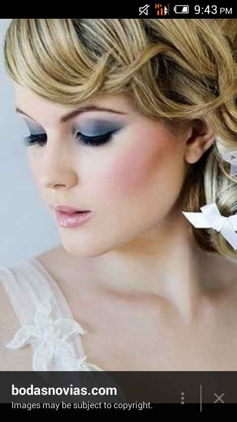 Maquillaje tu algo azul - 6