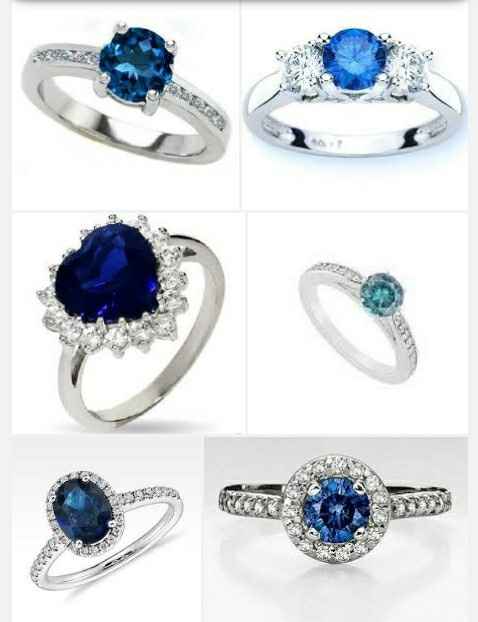 Azul. anillos - 1