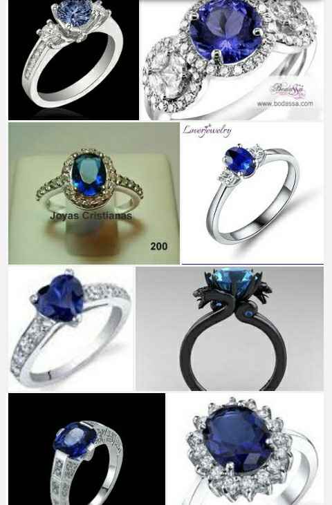 Azul. anillos - 3