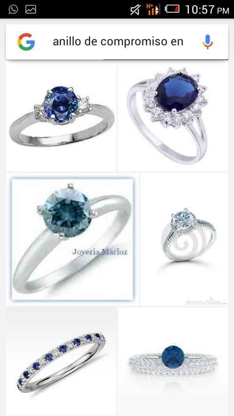 Azul. anillos - 4