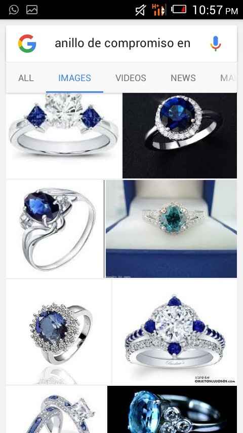 Azul. anillos - 5
