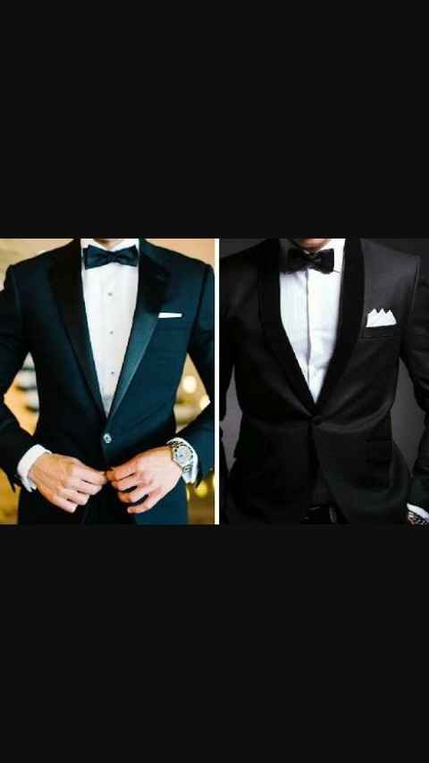 Azul traje para novio - 8