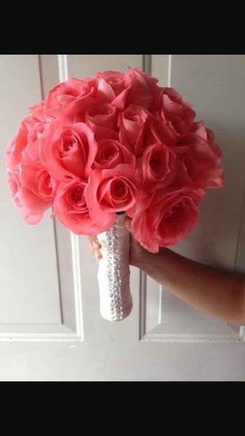 Coral!!! ramo d novia - 1