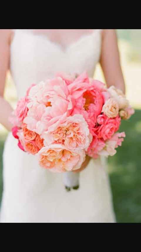Coral!!! ramo d novia - 4