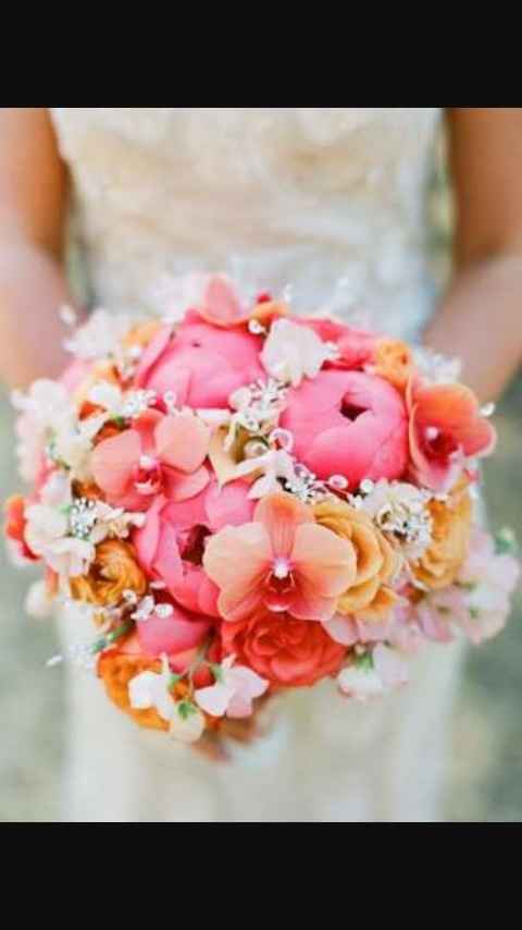 Coral!!! ramo d novia - 8