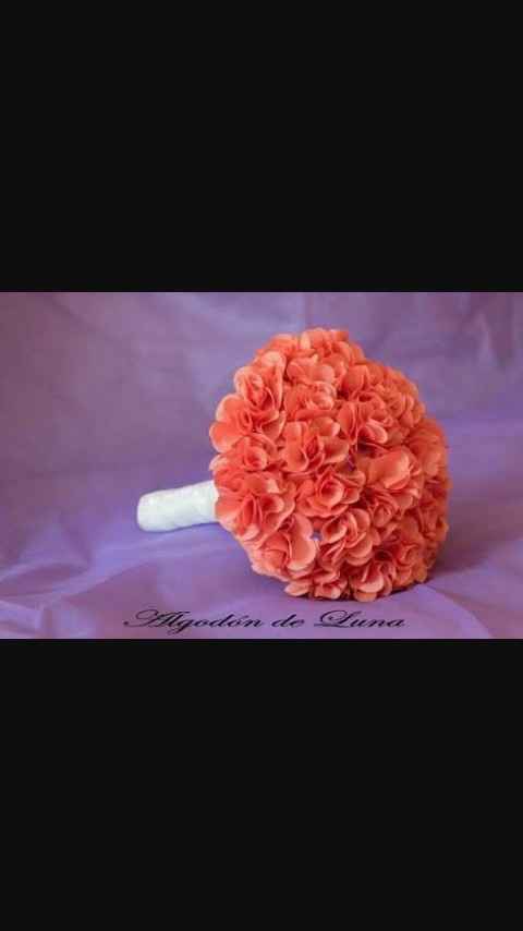 Coral!!! ramo d novia - 10