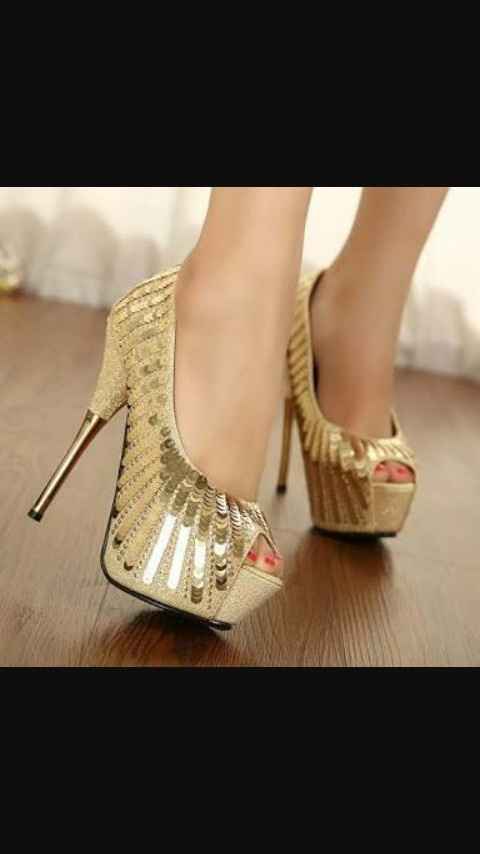 Dorado zapatillas para novia - 4