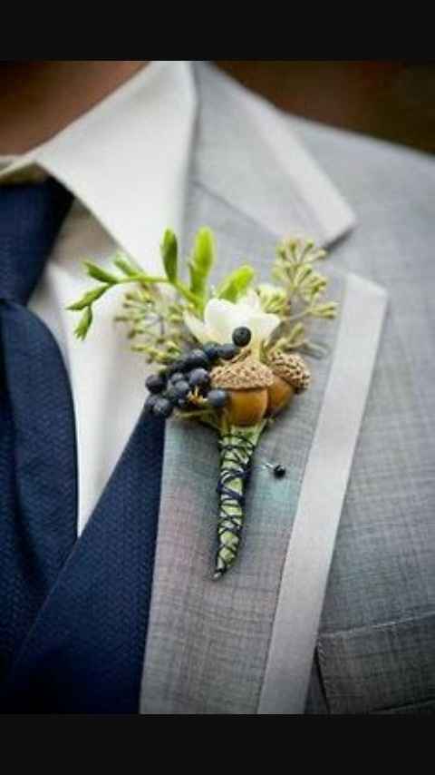 Blanco boutonniere para ellos - 5