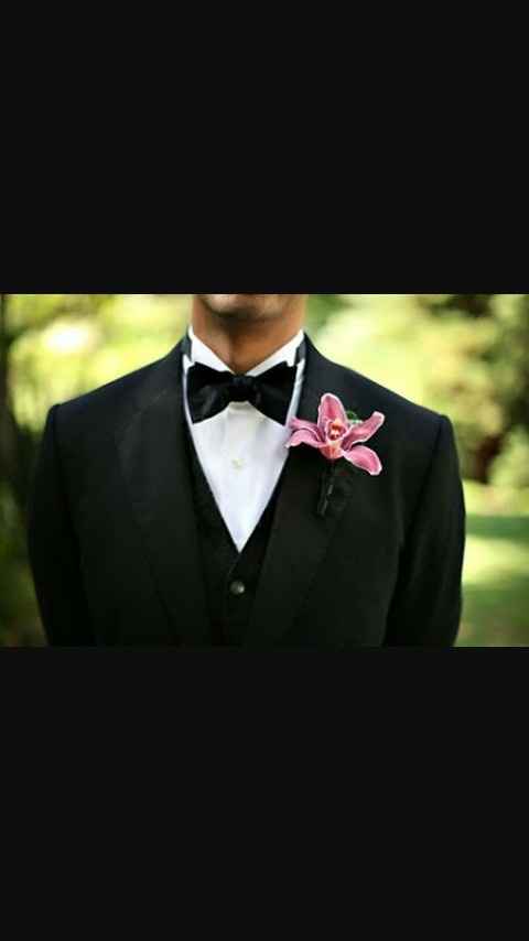 Rosa y morado. boutonniere - 9