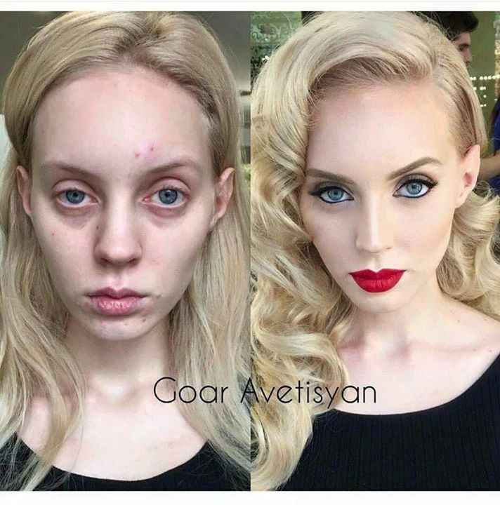 Con / sin maquillaje - 12